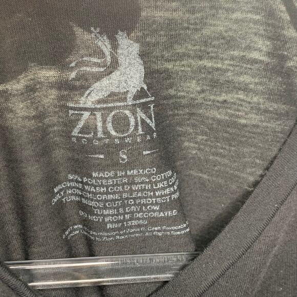 JOHNNY CASH The Man In Black Graphic T-Shirt Short Sleeve Crew Neck Black Size S - Picture 4 of 5